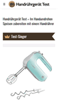 Mobile Screenshot of handruehrgeraettest.net
